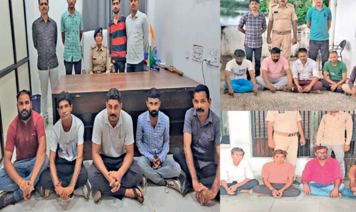 25 people were caught gambling from Surendranagar district